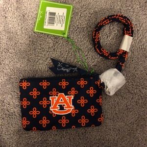 Auburn lanyard wallet